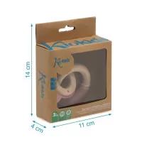 Kiokids Μασητικό Σιλικόνης Ecofriendly Bunny Pink (3234) #2