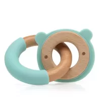 Kiokids Μασητικό Σιλικόνης Ecofriendly Bear Mint (3233)