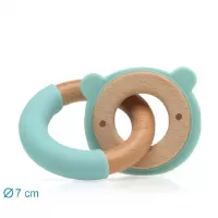 Kiokids Μασητικό Σιλικόνης Ecofriendly Bear Mint (3233) #1
