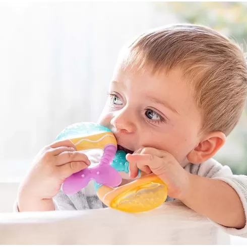 Saro Μασητικό Νερού "Little Fish" Mint-Violet | 2τμχ 19002 #1