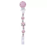 Saro Κλιπ Πιπίλας Σιλικόνης Foxy 0+M | Ροζ 14373