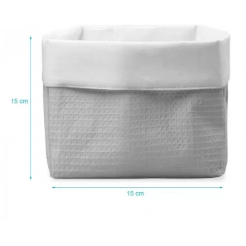 KioKids Καλαθάκι καλλυντικών Γκρι 15x15 #1