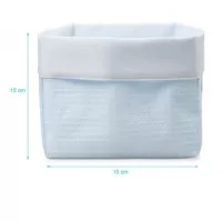 KioKids Καλαθάκι καλλυντικών Σιέλ 15x15 #1