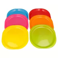 Σετ 6 πλαστικά πιάτα 06328 #1