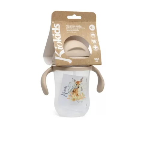 Kiokids Εκπαιδευτικό παγούρι με λαβές My Deer 300ml 6m+ 4262