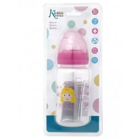  Kiokids Μπιμπερό 240ml Princess 6+Μ #3