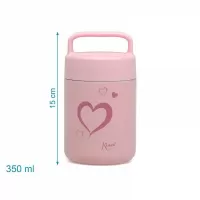 Kiokids Θερμοδοχείο Φαγητού 350ml. Ροζ 3328 #3