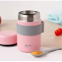 Kiokids Θερμοδοχείο Φαγητού με Κουταλάκι 500ml. | Ροζ 3338 #2