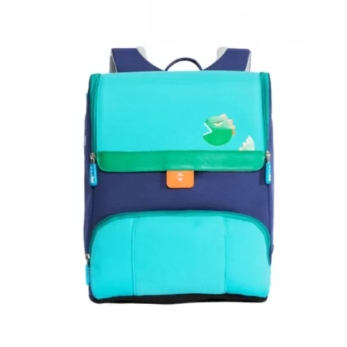 NOHOO Σχολική Τσάντα Γαλάζιο-μπλε 27.5x13x35  NHB261-2