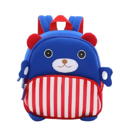 Betree Τσάντα Νηπιαγωγείου Μπλε Αρκούδος 27x24x12 BE104