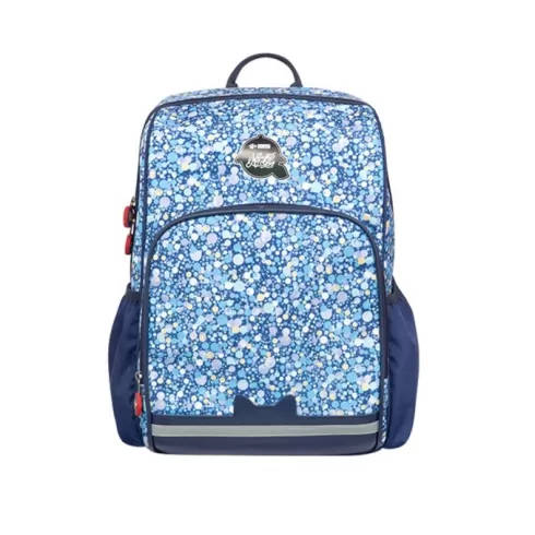 NOHOO Σχολική Τσάντα Πουά Μπλε 40x29x15 QB0106