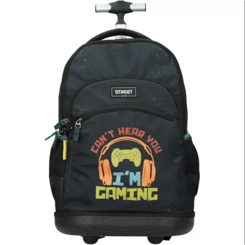 Σχολική τσάντα Street τρόλεϊ gaming 34x22x47εκ με εργονομική πλάτη air system και σκληρό πάτο