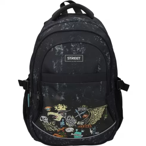 Σχολική τσάντα Street active grunge 32x22x46cm με εργονομική πλάτη air system