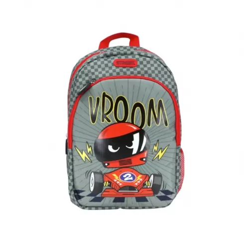 Σχολική τσάντα πλάτης νηπιαγωγείου Street Vroom 24x34x15cm