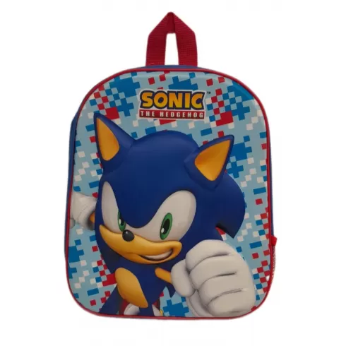 Σχολική τσάντα νηπιαγωγείου Sonic 3D 32x26x10cm 1000EVA31-31602