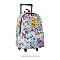 Σχολική τσάντα τρόλεϊ Space Junk Spongebob handrawn character 47x32x22cm 920SJS146NSZ #7