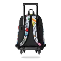 Σχολική τσάντα τρόλεϊ Space Junk Spongebob handrawn character 47x32x22cm 920SJS146NSZ #5