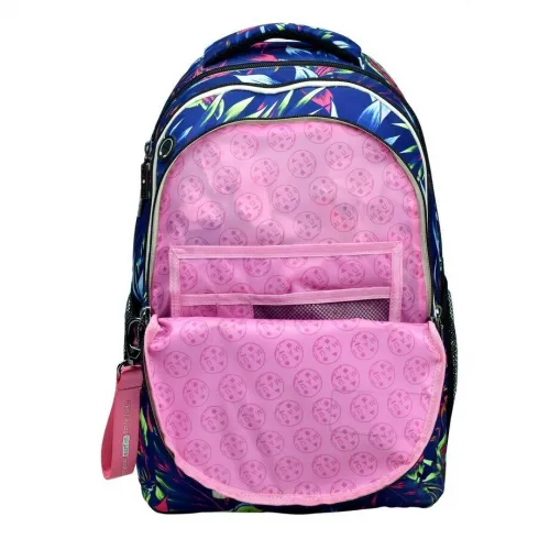 Σχολική τσάντα πλάτης Maui & Sons Ferns πολύχρωμη με θήκη για παγούρι 339-03031 #3