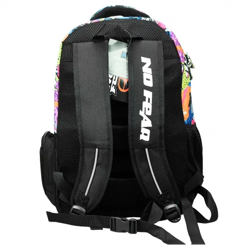 Σχολική τσάντα πλάτης no Fear Bold Africa με θήκη για παγούρι 348-26031 #1