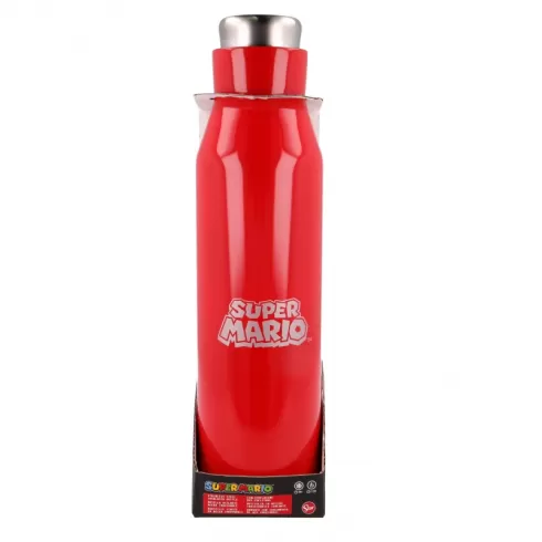 Μεταλλικό μπουκάλι Θερμός DOUBLE WALLED STAINLESS STEEL DIABOLO BOTTLE 580 ML | SUPER MARIO 013715