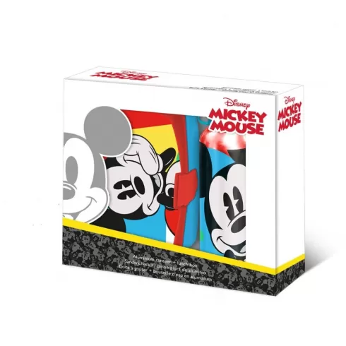 Σετ Φαγητοδοχείο και Παγούρι Mickey Mouse Disney 8435507855082