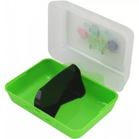 Δοχείο φαγητού πλαστικό λαχανί διαφανές monsters 850ml 165x120x70mm Papirus 98113 #1