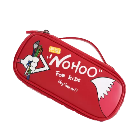 NOHOO Κασετίνα κόκκινη 21.5x5x9 NHP018