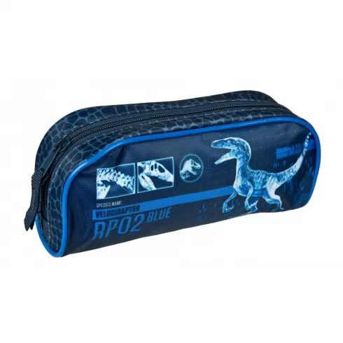 Κασετίνα Jurassic World characters pencil case 22 cm - Velociraptor blue JURP0691