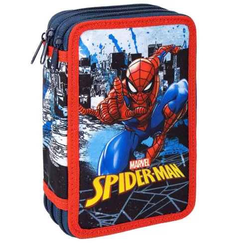 Κασετίνα Γεμάτη Spider-Man με 3 θέσεις 20 x 12 x 6 cm 2700000397