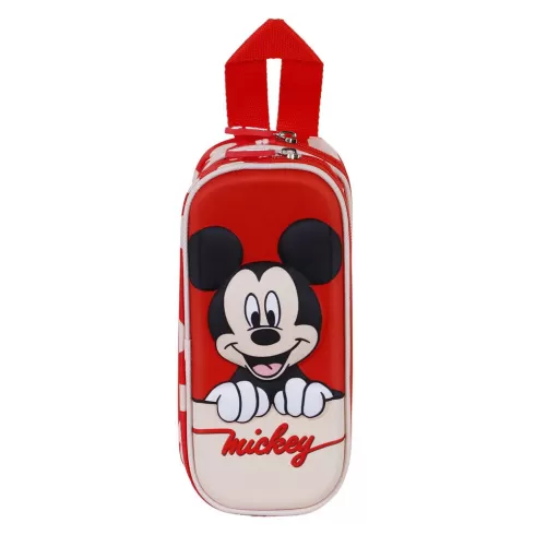 Κασετίνα Disney Mickey Bobblehead 3D με 2 Θέσεις 22 x 10 x 7 cm 045321