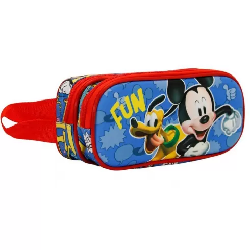 Κασετίνα Disney Mickey Fun 3D με 2 Θέσεις 22 x 10 x 7 cm 037111