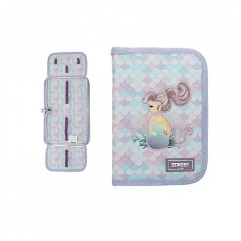 Κασετίνα Street Κενή Mermaid με 1 φερμουάρ και 2 θέσεις 20x14x3cm #2