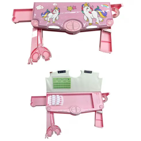 JustNote κασετίνα μονόκερος ροζ 703467