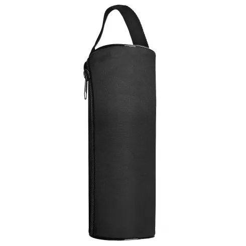 Justnote κασετίνα βαρελάκι μαύρη με χερούλι