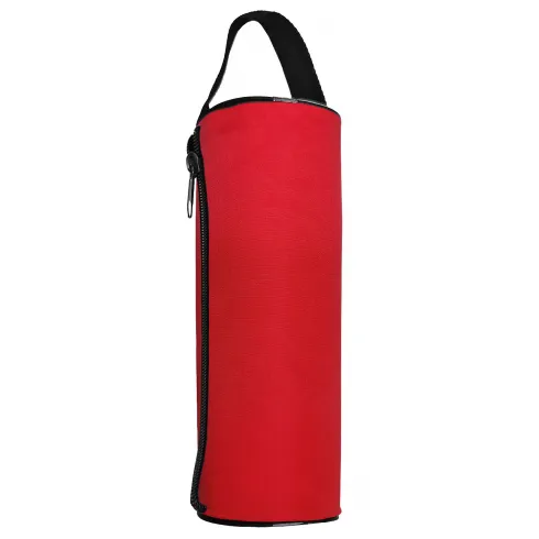 Justnote κασετίνα βαρελάκι κόκκινη με χερούλι