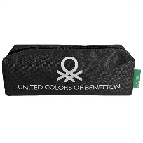 Κασετίνα βαρελάκι μαύρη United colors of benetton 1015F-9306K