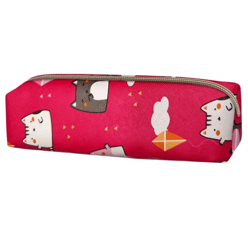 Κασετίνα βαρελάκι γάτες φούξια