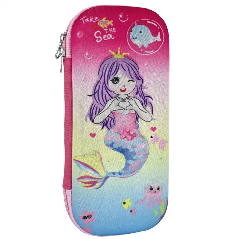 Κασετίνα οβάλ 3D γοργόνα JustNote 703213