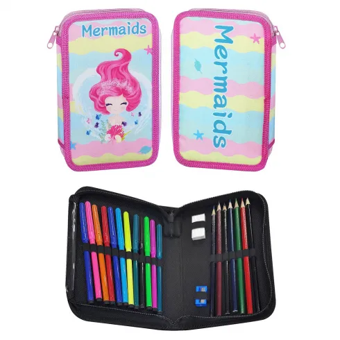 Κασετίνα τετράγωνη γεμάτη Γοργόνα