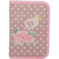 Κασετίνα τετράγωνη Street γεμάτη Follow ροζ 530540