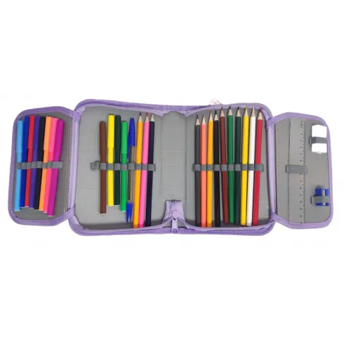 Κασετίνα τετράγωνη Street γεμάτη Fairy μωβ 530539 #1