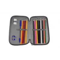 Κασετίνα τετράγωνη με 2 θήκες γεμάτη Street essence 530543 #1