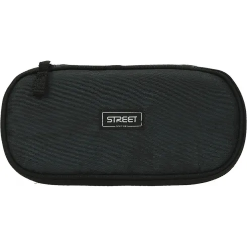 Κασετίνα οβάλ Street compact μαύρη 531335