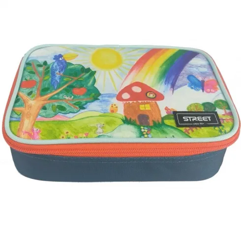 Κασετίνα τετράγωνη κενή street μεγάλη multy rainbow 530879 #2