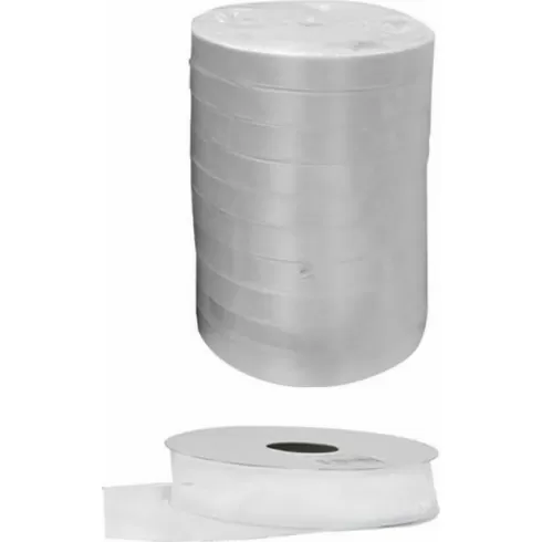 Justnote Κορδέλα τούλινη λεπτή 45mx1.2cm 39194 - Άσπρο