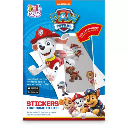 HoloToyz – Paw Patrol Augmented Reality Αυτοκόλλητα Επαυξημένης πραγματικότητας που ζωντανεύουν σε κινούμενα σχέδια ST60PawPatrol