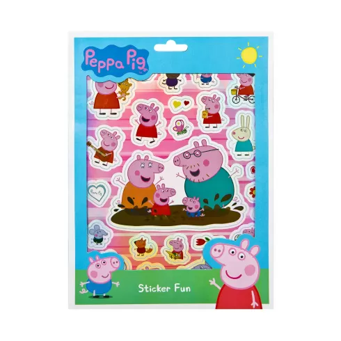 Αυτοκόλλητα Peppa Pig Stickers 8 φύλλα 4043946289142