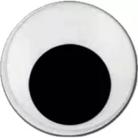 Meyco Ματάκια στρογγυλά 19626110G μαύρα 10mm 100τμχ