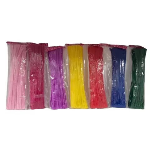 Σύρματα πίπας 30cm 100τμχ 6mm τυχαίο χρώμα 116509