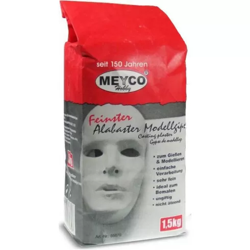 Meyco γύψος καλλιτεχνίας λευκός 1.5kg 19665870
